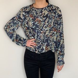 Zara print blouse in xs